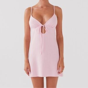 PEPPERMAYO Flora Linen Mini Dress